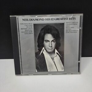 Neil Diamond His 12 Greatest Hits CD MCA MCAD-37252 Sweet Caroline Vintage Pop